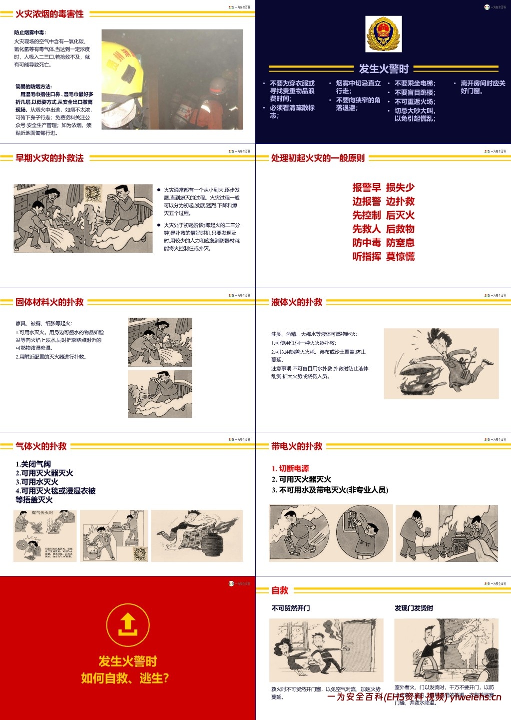 【PPT】全国消防宣传月消防安全知识讲座