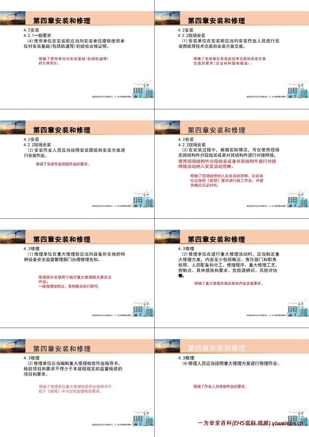 【PPT】起重机械安全技术规程解读