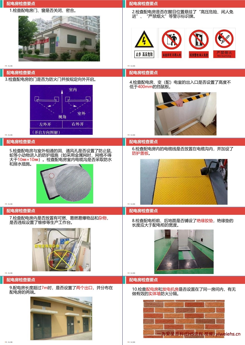 【PPT】配电房安全管理一文读懂