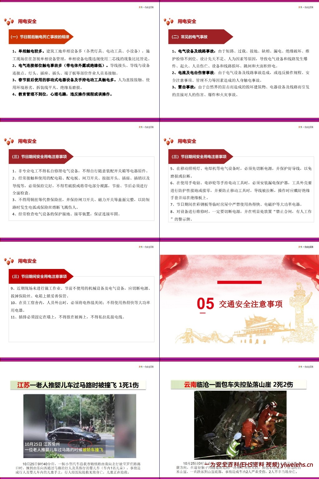 【PPT】节后开工第一课安全作业警示培训