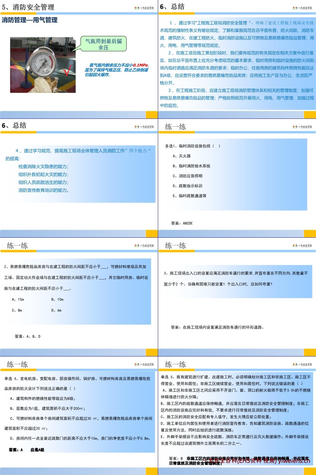 【PPT】建筑施工现场消防专题培训-经典版