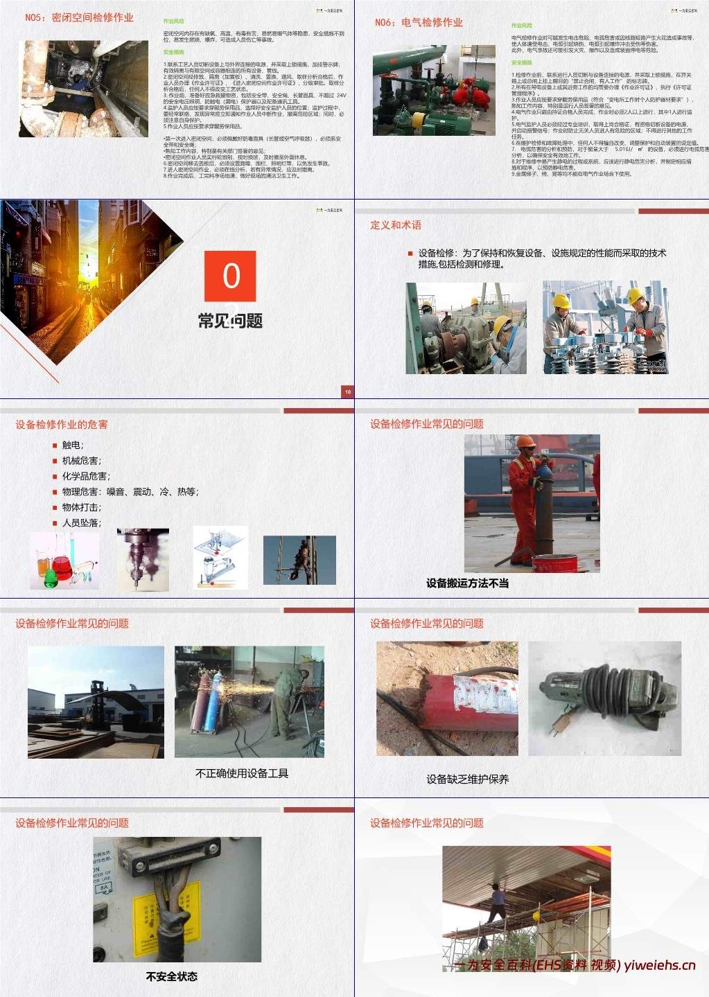 【PPT】检维修作业安全培训