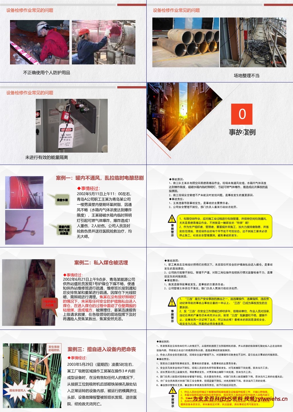 【PPT】检维修作业安全培训