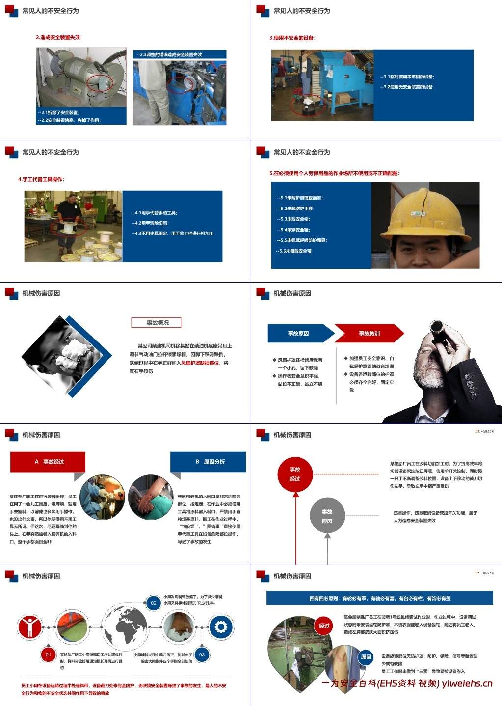 【PPT】机械伤害安全培训