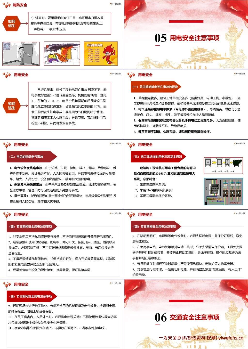 【PPT】国庆节前安全培训