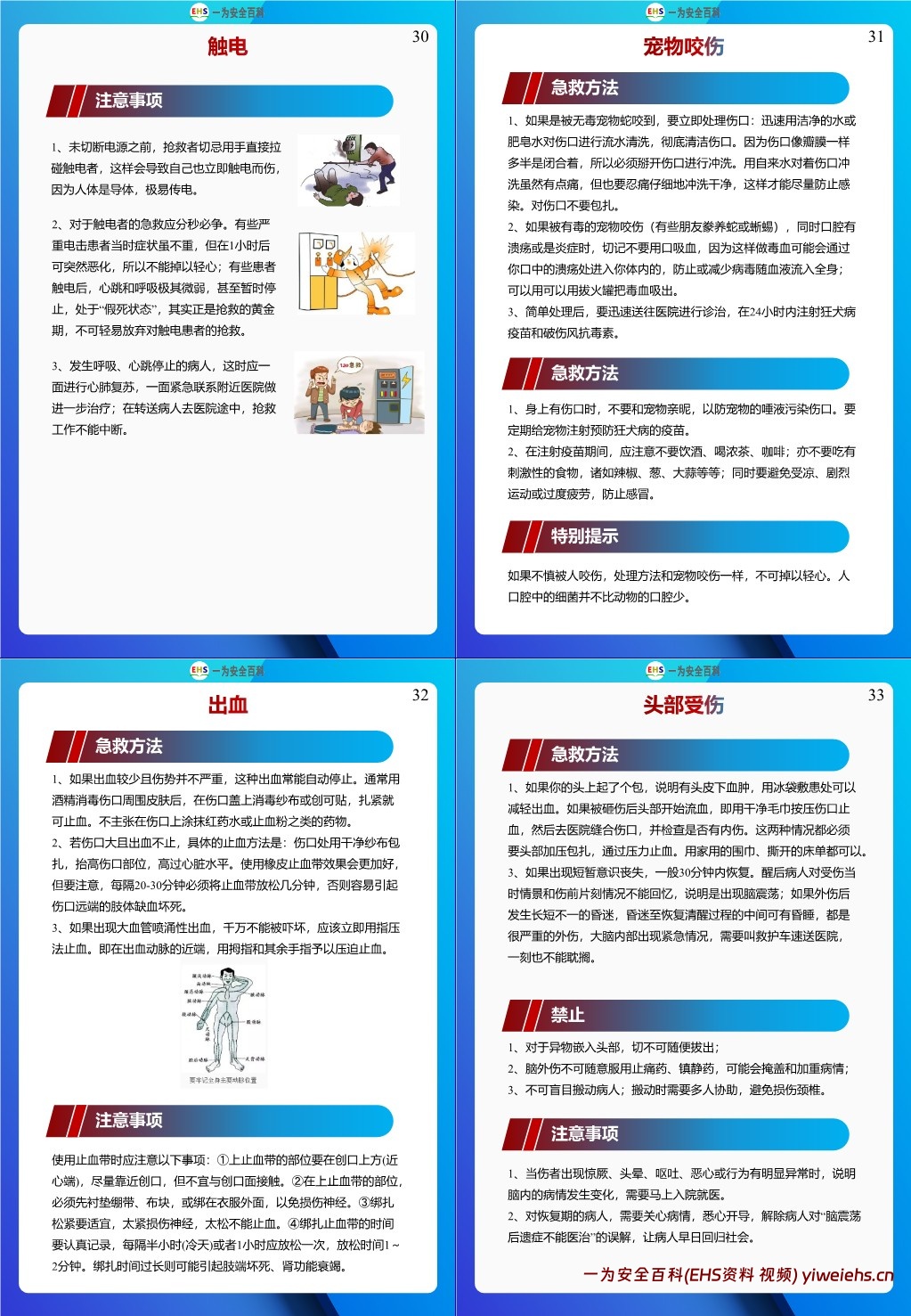【PPT】个个会应急!2025安全月应急处置急救手册,人手一份!