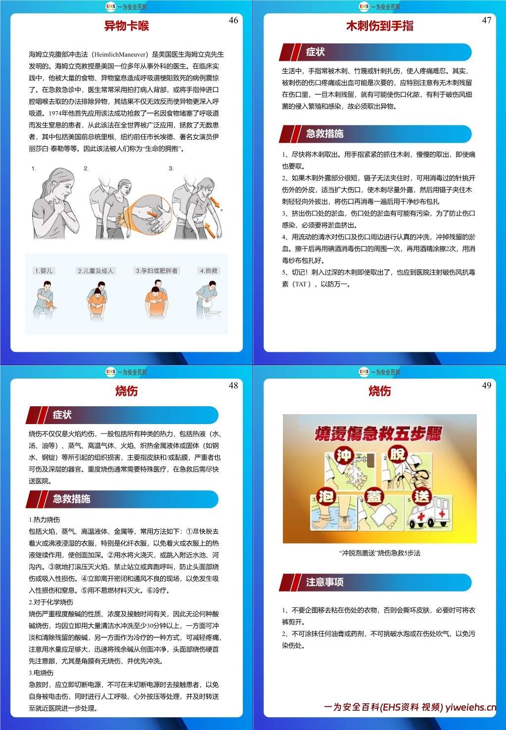 【PPT】个个会应急!2025安全月应急处置急救手册,人手一份!