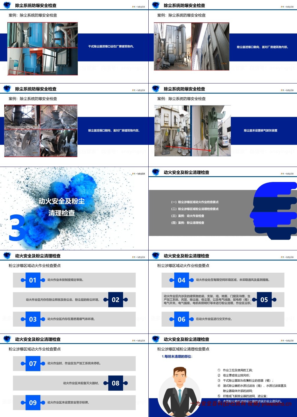 【PPT】粉尘涉爆企业安全检查