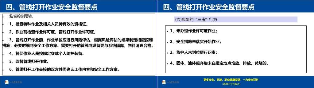 【PPT】非常规作业特殊作业安全监督要点