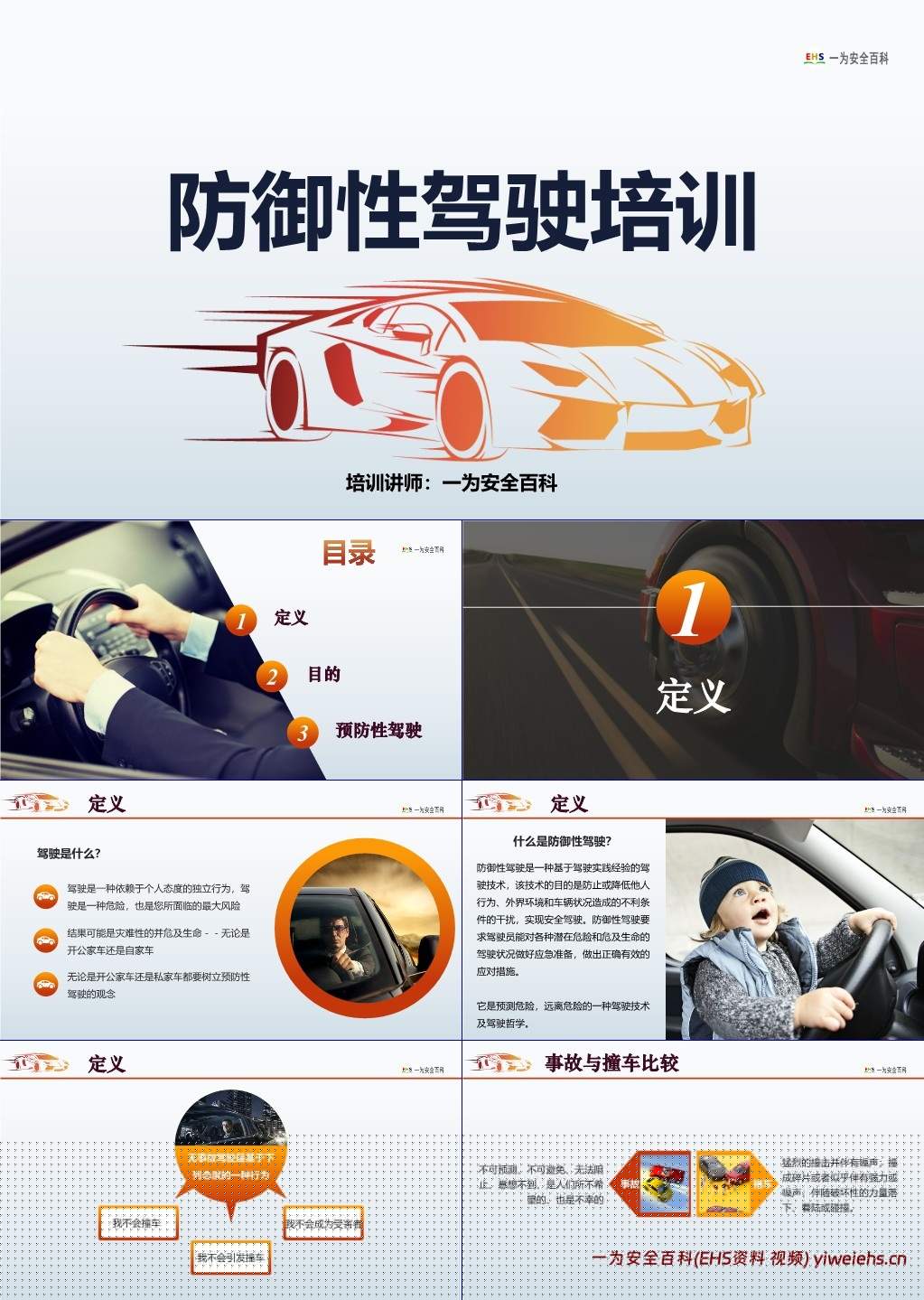 【PPT】防御性驾驶培训