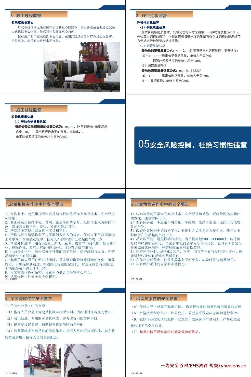 【PPT】吊装作业安全培训