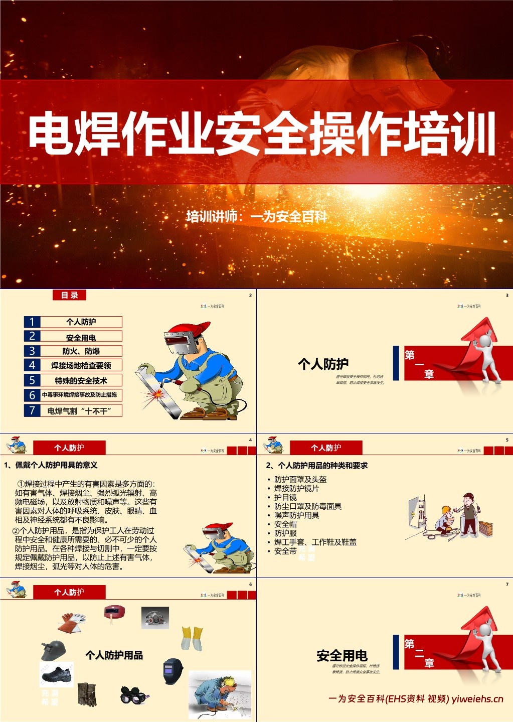 【PPT】电焊作业安全操作培训