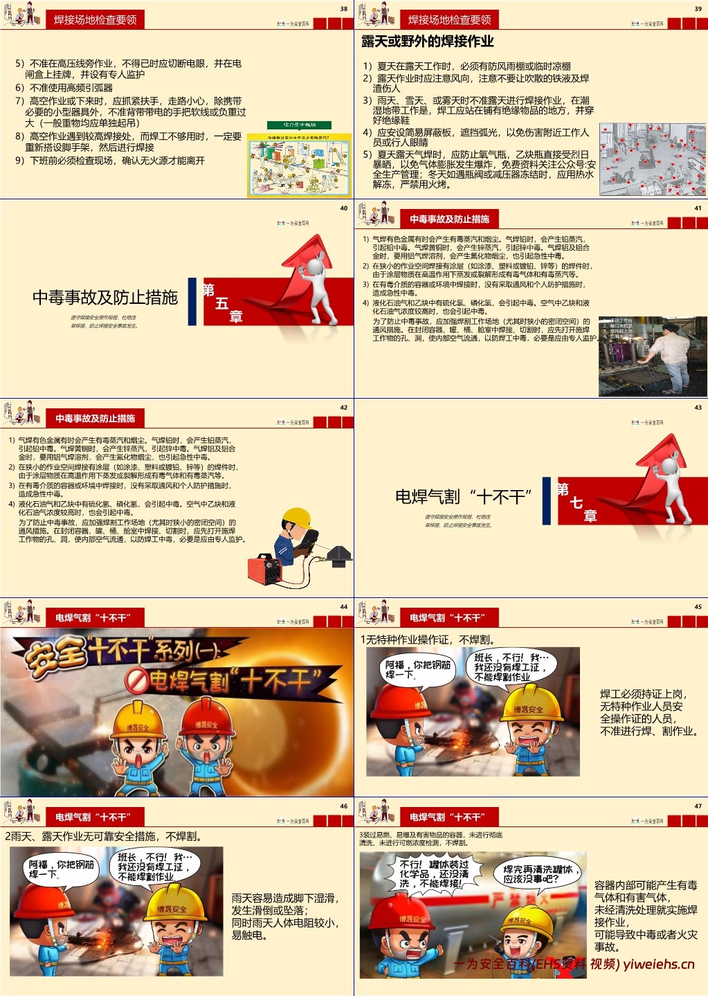 【PPT】电焊作业安全操作培训