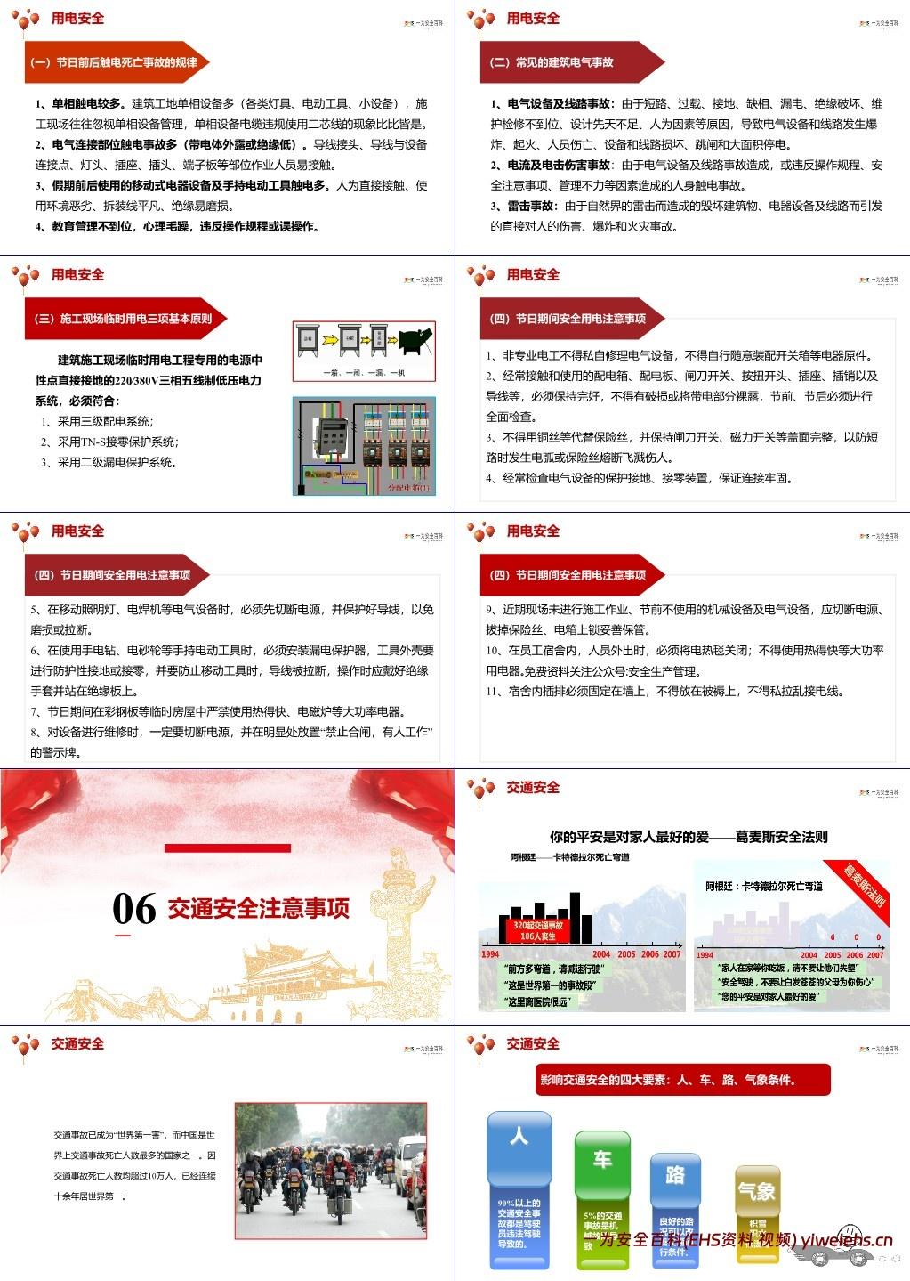 【PPT】2025国庆节前安全培训课件
