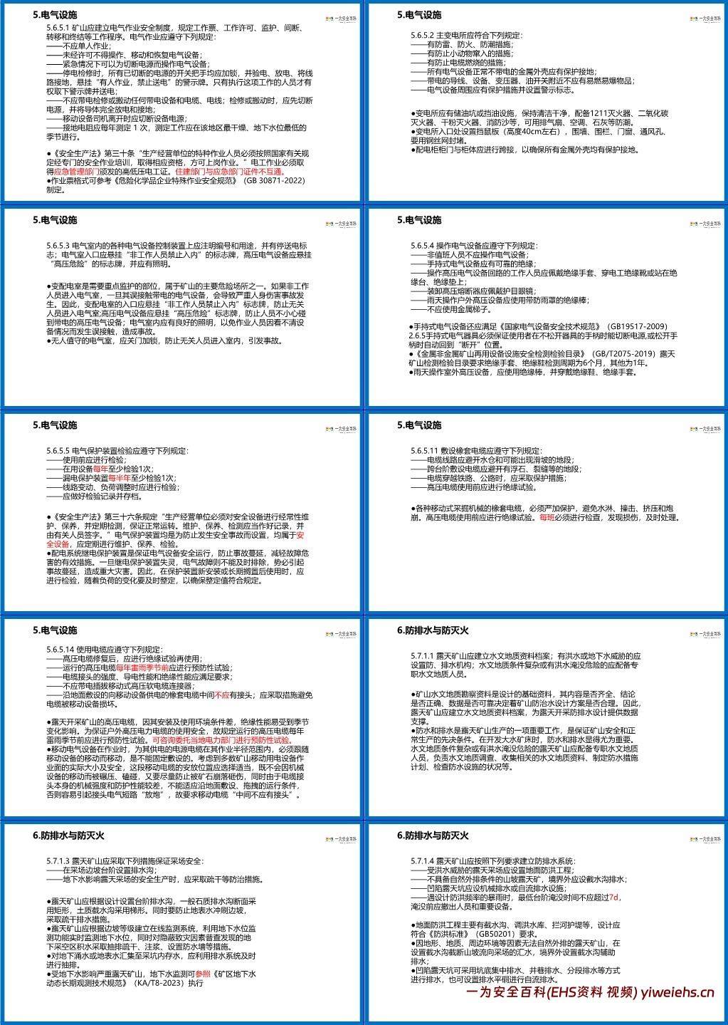 【PPT】金属非金属矿山安全规程培训