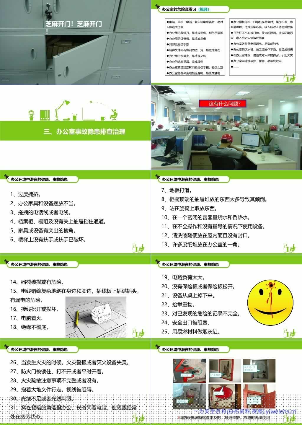 【PPT】办公室风险知识培训