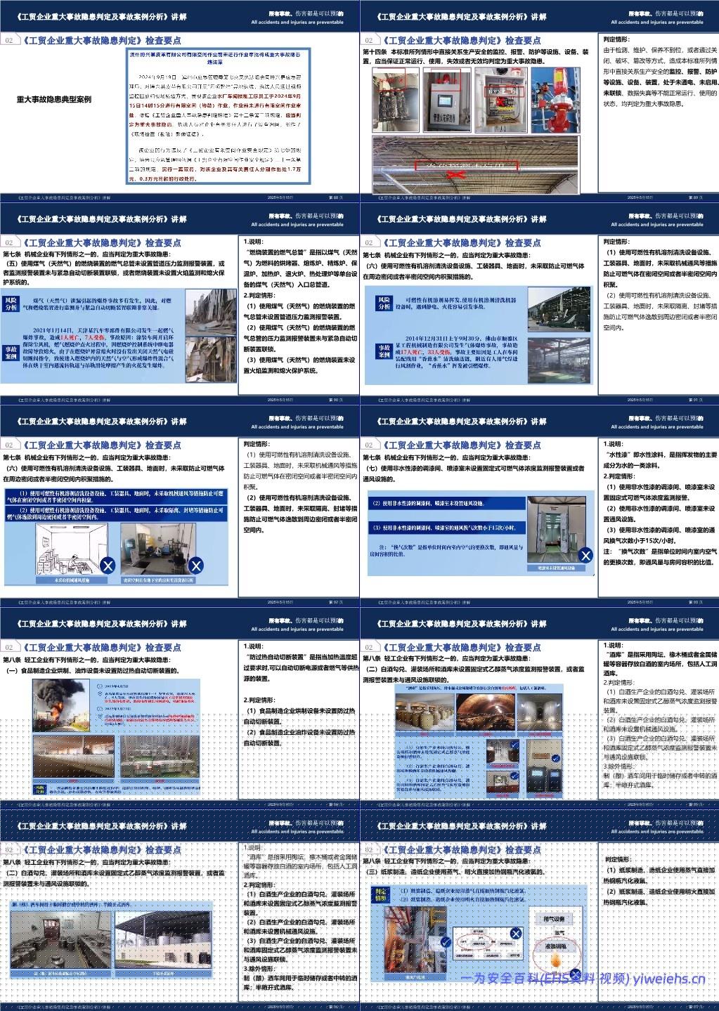 【PPT】 2025年工贸企业重大事故隐患检查与典型事故案例