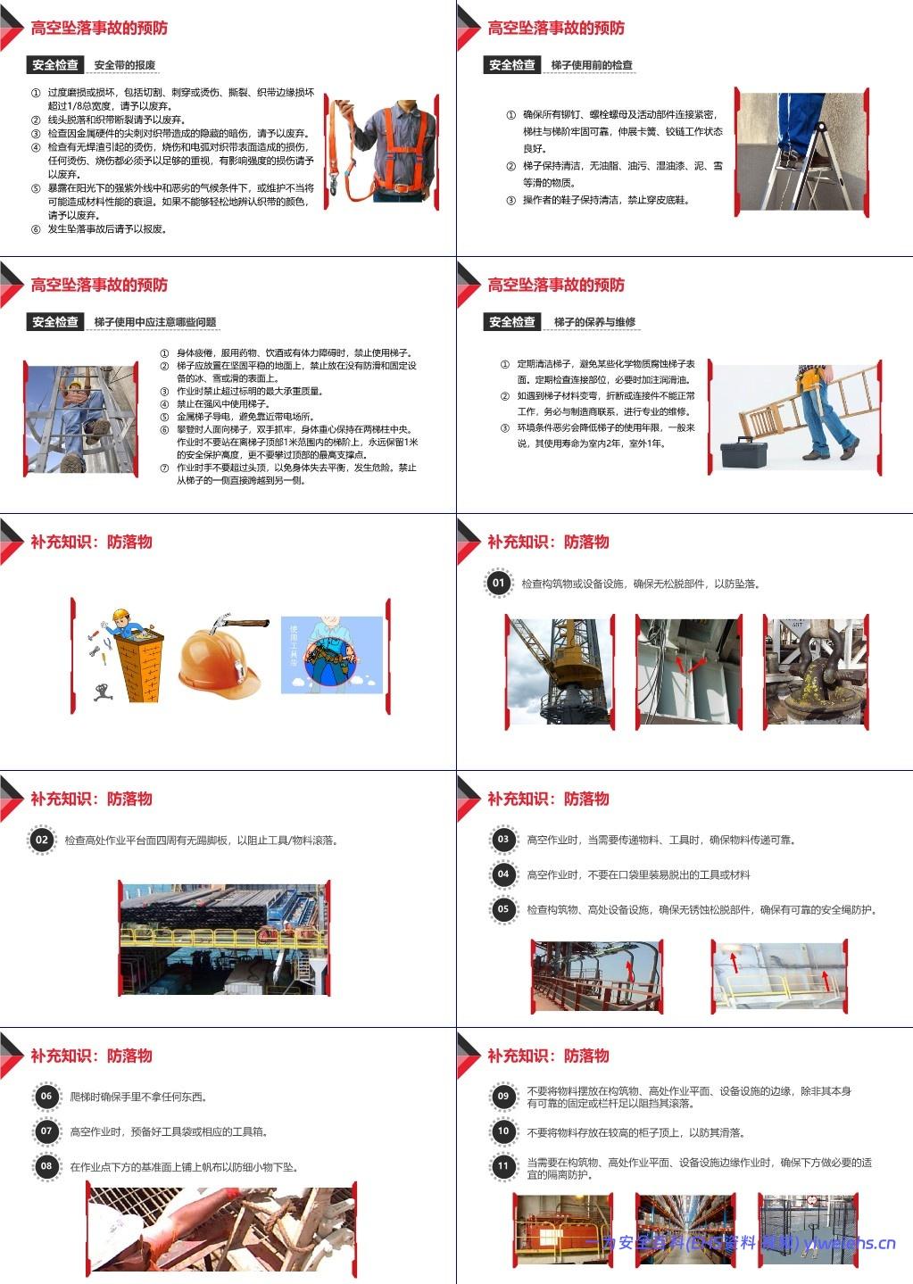 【PPT】 高处作业安全培训-88页