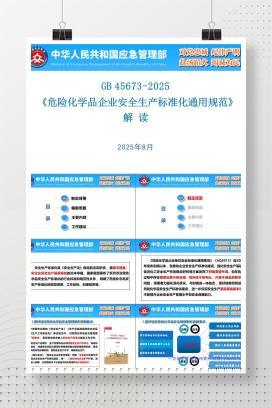 【PPT】 GB 45673-2025《危险化学品企业安全生产标准化通用规范》解读