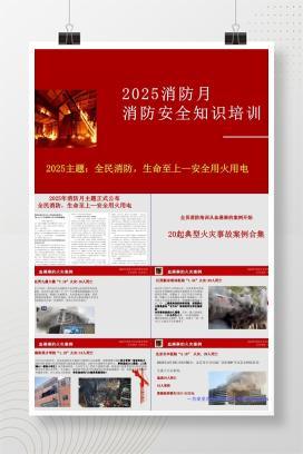 【PPT】 2025年消防月全员消防安全知识培训