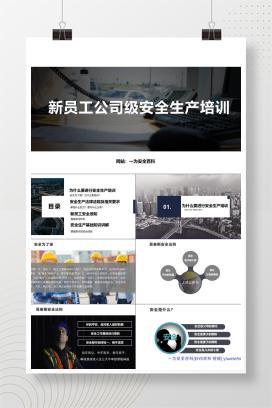 【PPT】新员工公司级安全生产培训