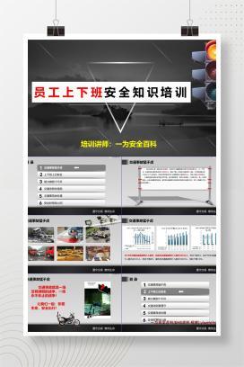 【PPT】员工上下班交通安全知识培训