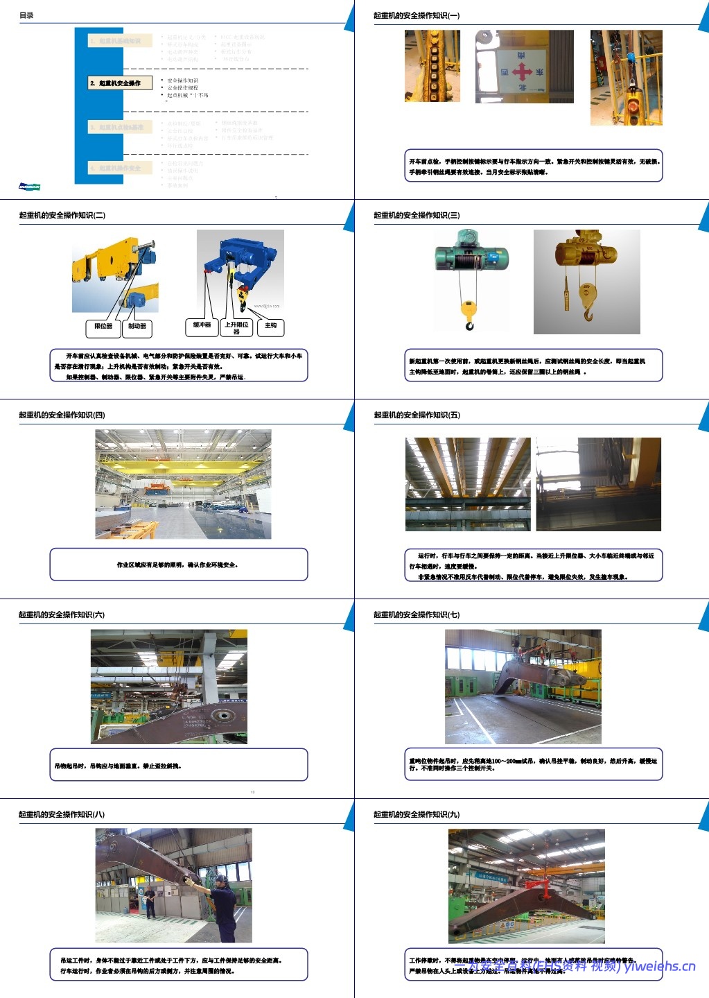 【PPT】起重机安全操作知识培训