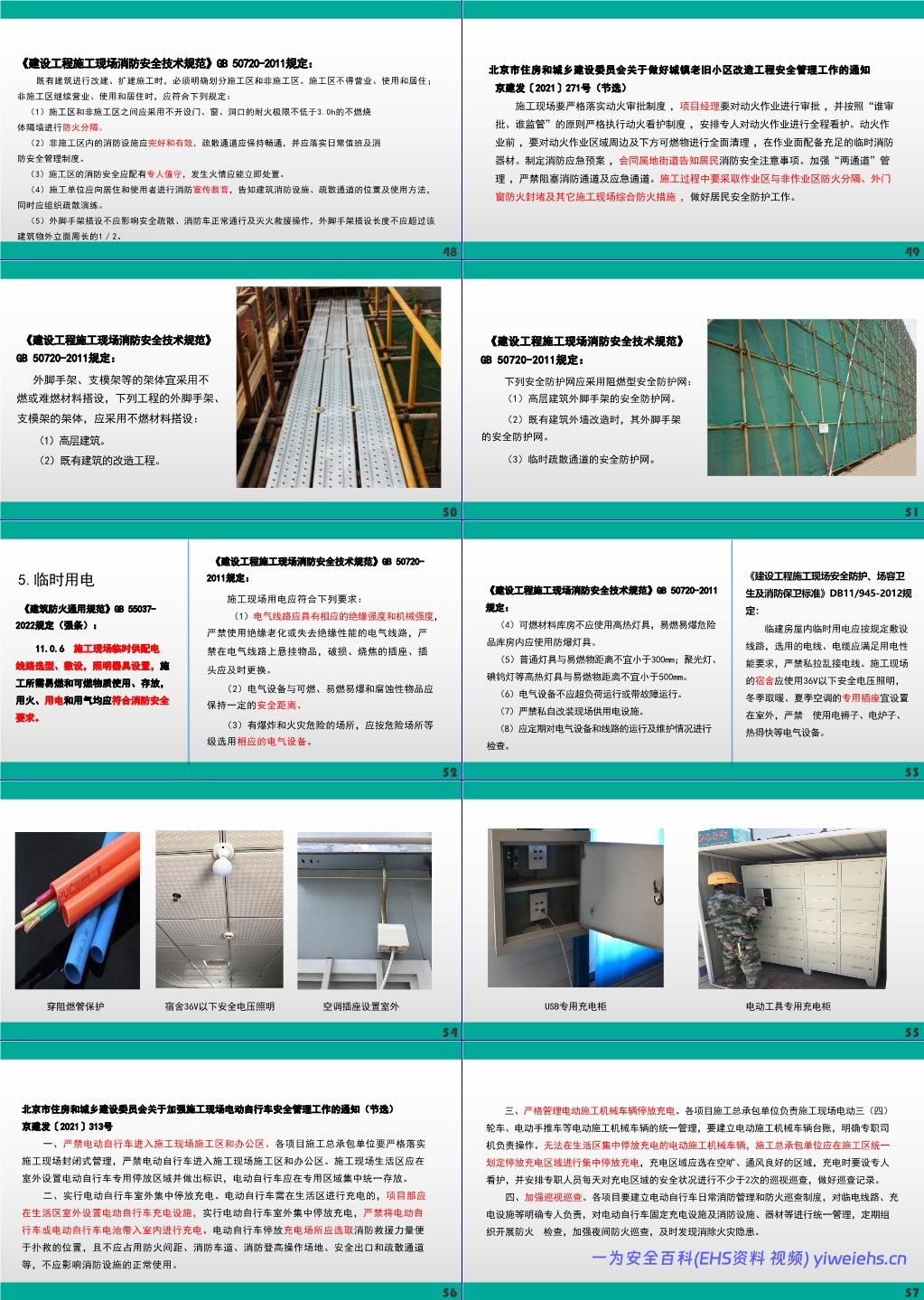 【PPT】施工现场动火作业消防安全