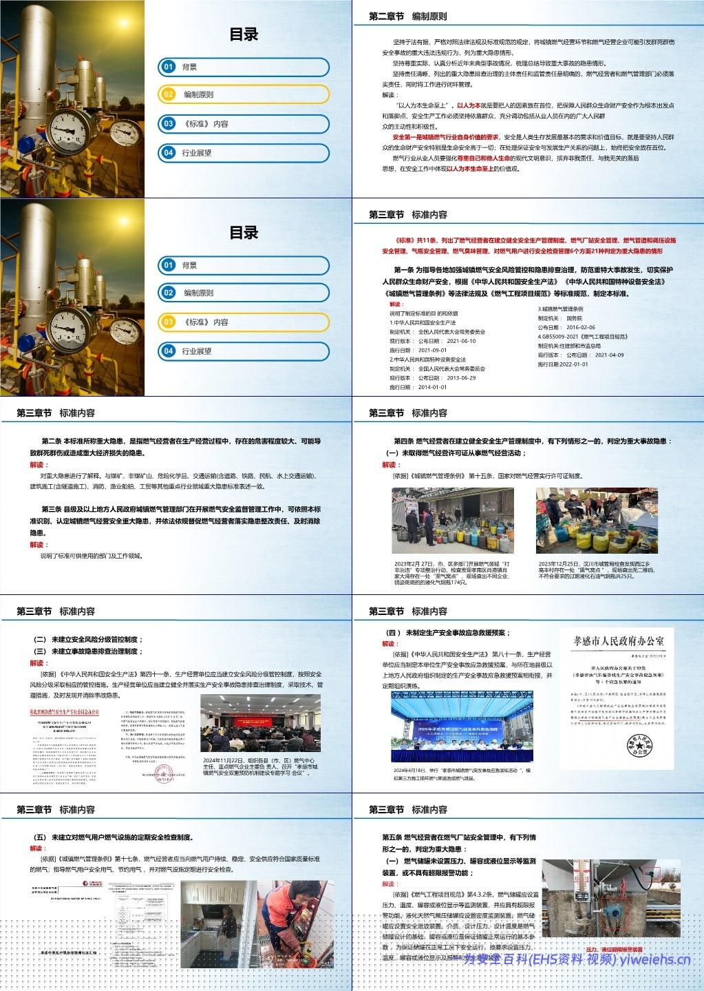 【PPT】《城镇燃气经营安全重大隐患判定标准》解读