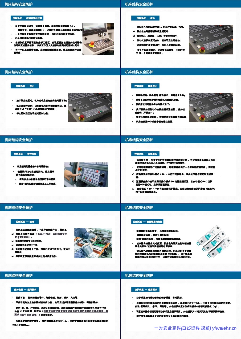 【PPT】GB 15760-2025 金属切削机床 安全防护通用技术规范解读