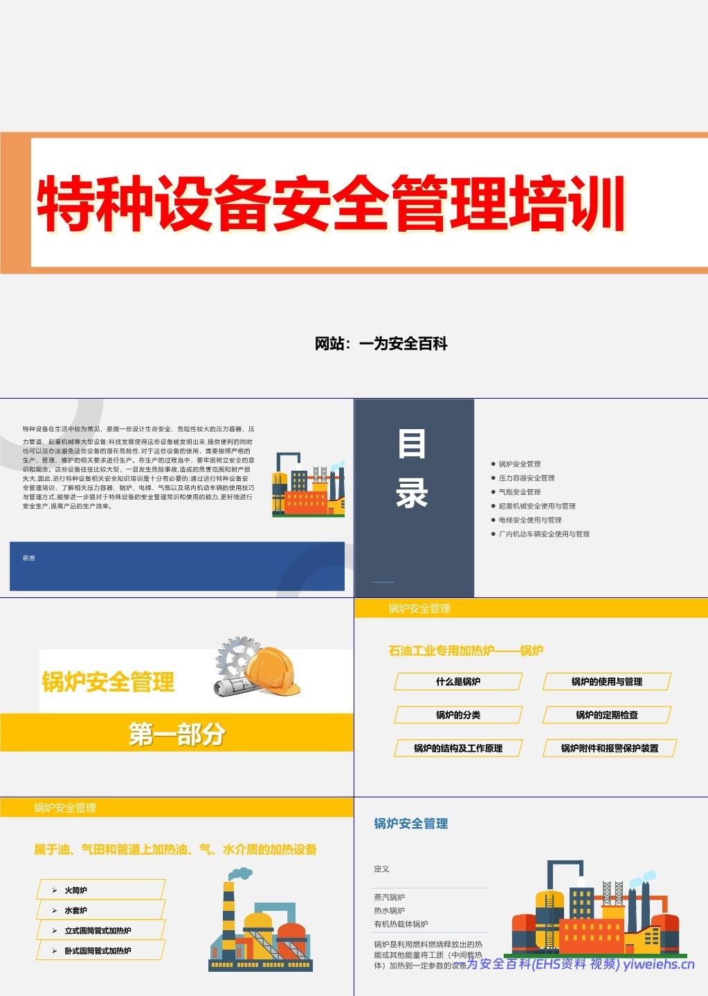 【PPT】特种设备安全管理培训