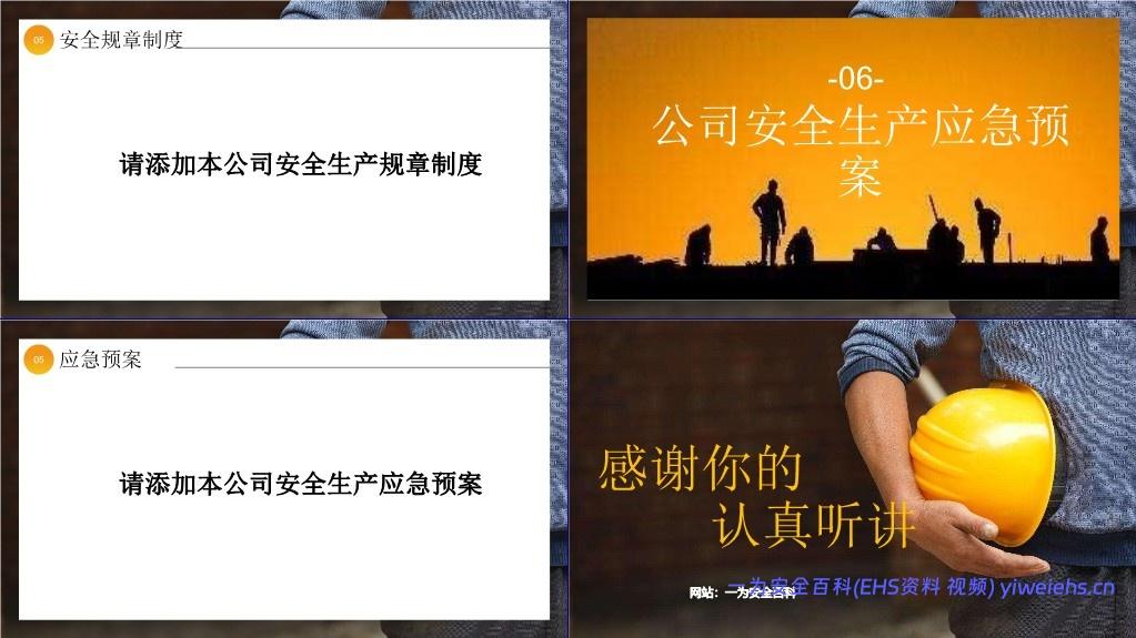 【PPT】2025新版新员工入职三级安全教育–公司级培训