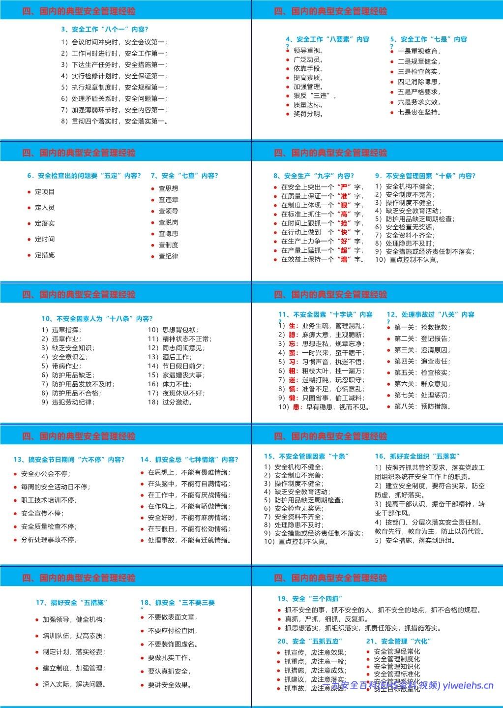 【PPT】安全生产理念及安全意识提升
