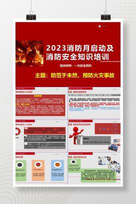 【PPT】2023消防月启动及事故案例培训课件