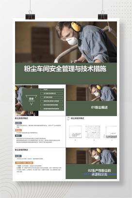 【PPT】粉尘车间安全管理与技术措施