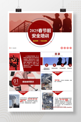 【PPT】2025春节前安全教育培训