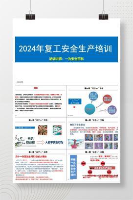 【PPT】2024年春节后复工复产“三个一”工作方案