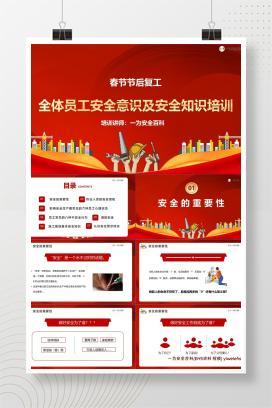 【PPT】节后复工安全知识培训