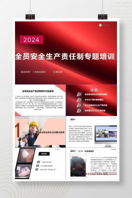 【PPT】2024新版全员安全生产责任制专题培训