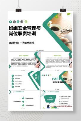 【PPT】班组安全管理与岗位职责培训(附十大习惯性违章分析)