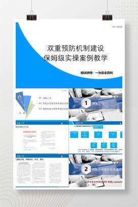 【PPT】双重预防机制建设保姆级实操案例教学