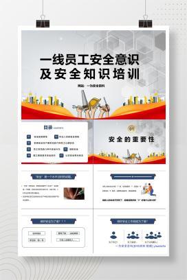 【PPT】一线员工安全意识及安全知识培训