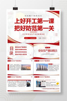 【PPT】2025年上好开工第一课把好防范第一关