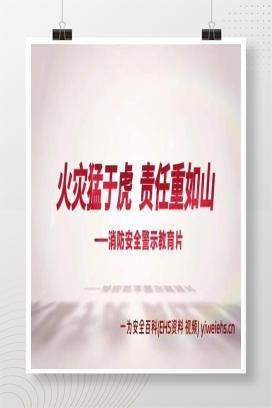 【视频】2025年消防安全警示教育片《火灾猛于虎，责任重如山》
