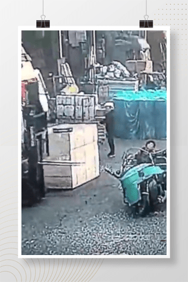 【视频】叉车斩首事故警示