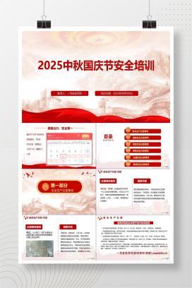 【PPT】2025年中秋国庆节安全专题培训