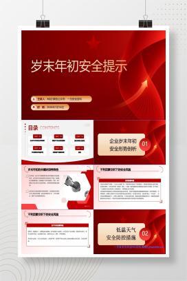 【PPT】岁末年初安全工作重点