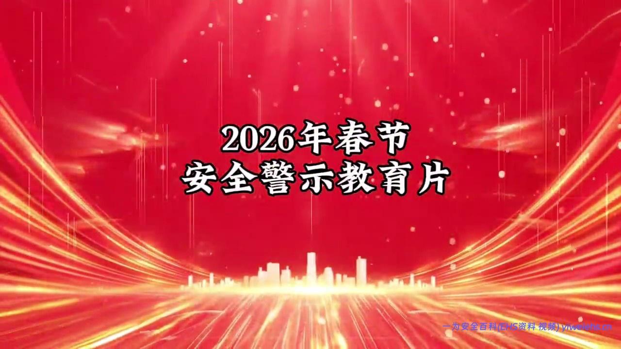 【视频】2026年春节安全警示教育片《回家》