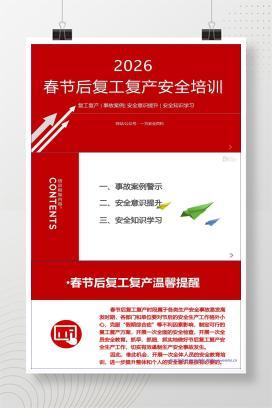 【PPT】最新！2026年春节后“开工第一课”培训