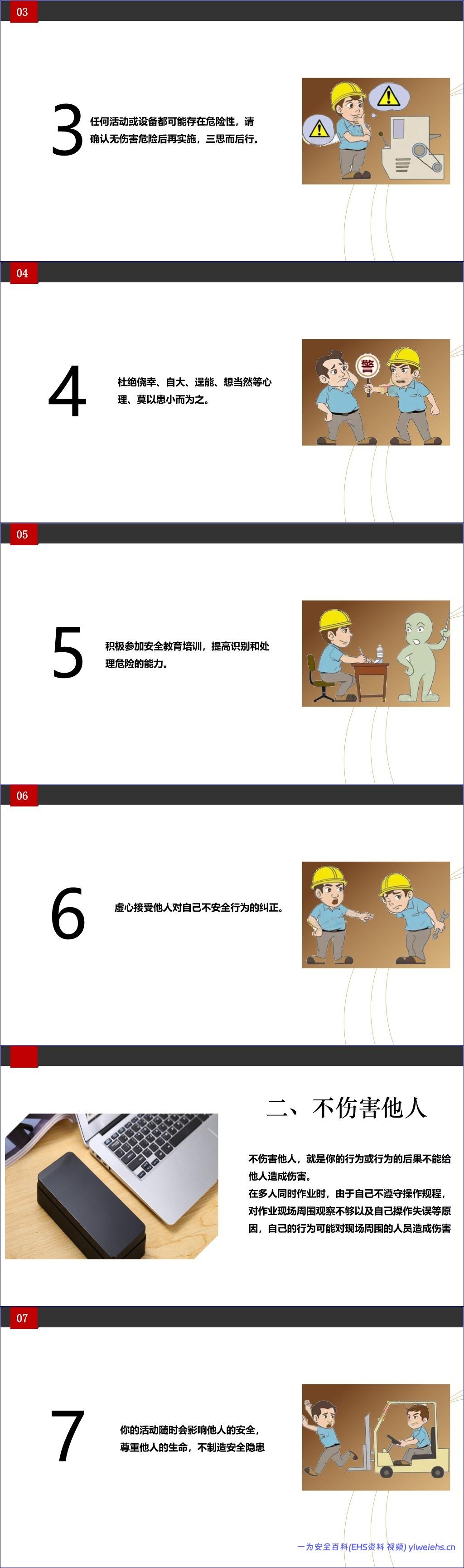 【PPT】全员学习八不伤害